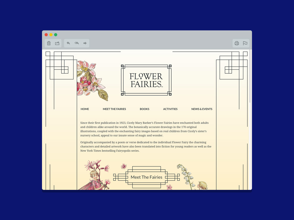 Flower Fairies Homepage